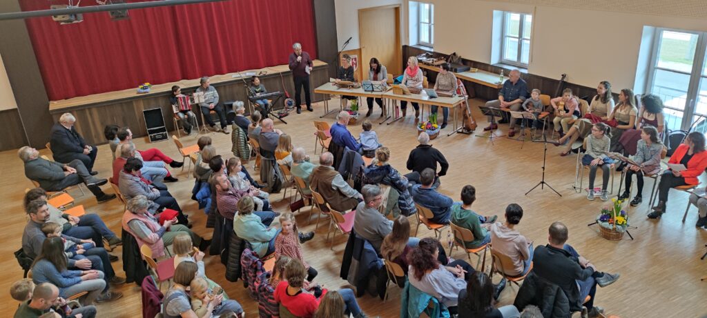 Auftritt Volksmusikgruppe